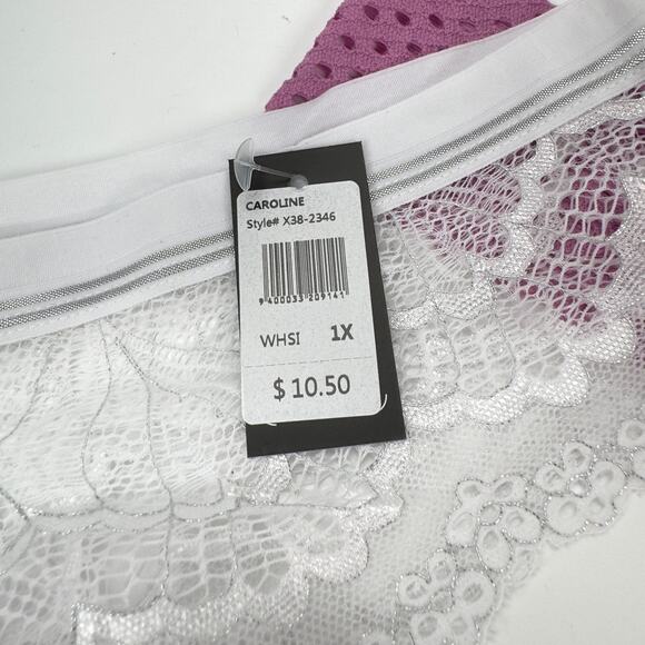 NWT Fredrick's of Hollywood 4 PAIRS of Thong Panties Women's Plus Size 1X - Picture 10 of 11